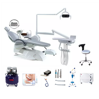 Qualidade estável e nova unidade de cadeira odontológica com bandeja auxiliar